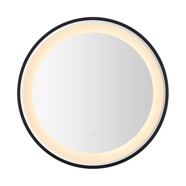 Safavieh 24 in. Blakewell LED Mirror Black & Silver - LMR1010A