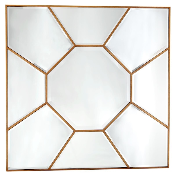 Camden Isle 35 x 35 in. Sunflower Accent Mirror - 86319