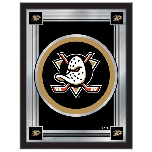 Holland Bar Stool Co Anaheim Ducks 17" x 22" Logo Mirror - MLOGOANADKS