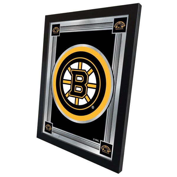 Holland Bar Stool Co Boston Bruins 17" x 22" Logo Mirror - MLOGOBOSBRU