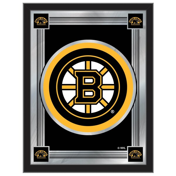 Holland Bar Stool Co Boston Bruins 17" x 22" Logo Mirror - MLOGOBOSBRU