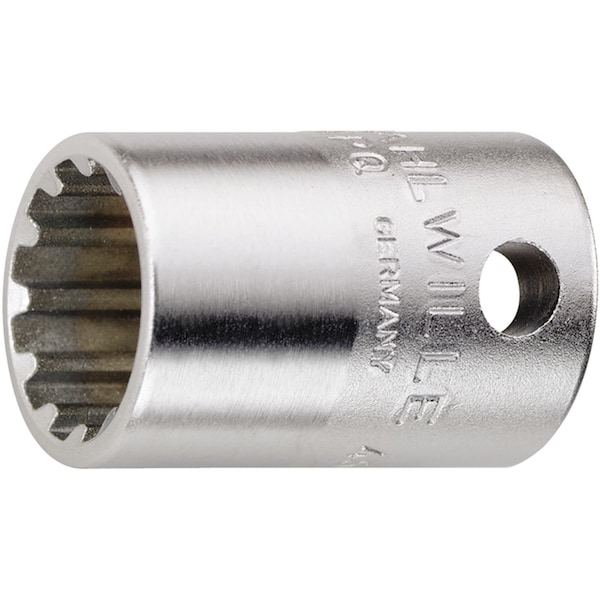 Stahlwille Tools 10 mm (3/8") Socket spline-drive Spline Size 1/2 " L.28 mm - 02011016