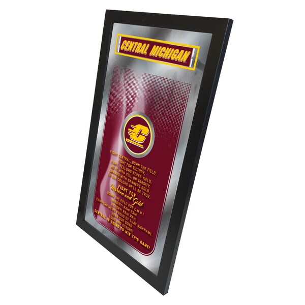 Holland Bar Stool Co Central Michigan 26" x 15" Fight Song Mirror - MFGHTCENMIC
