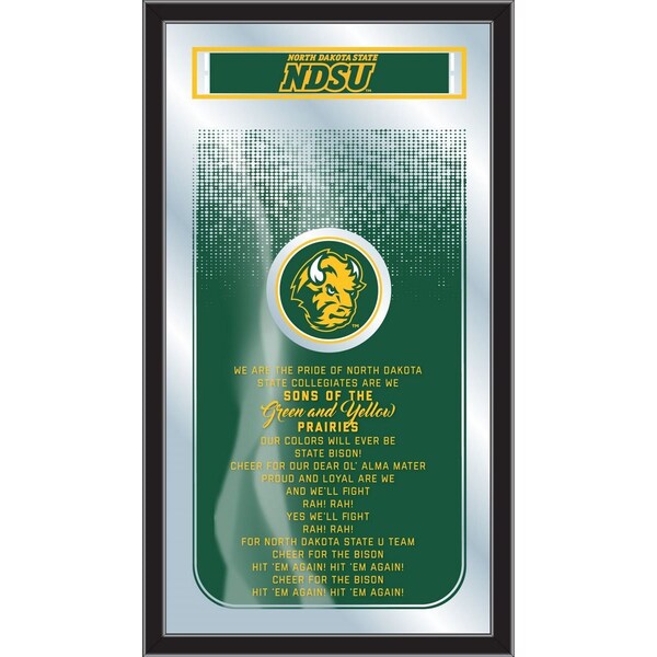 Holland Bar Stool Co North Dakota State 26" x 15" Fight Song Mirror - MFGHTNDAKST