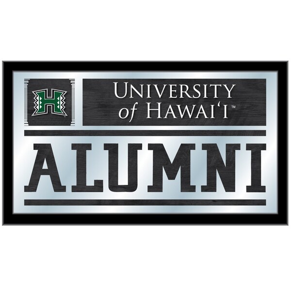 Holland Bar Stool Co University of Hawaii 26" x 15" Alumni Mirror - MALUMHAWAII