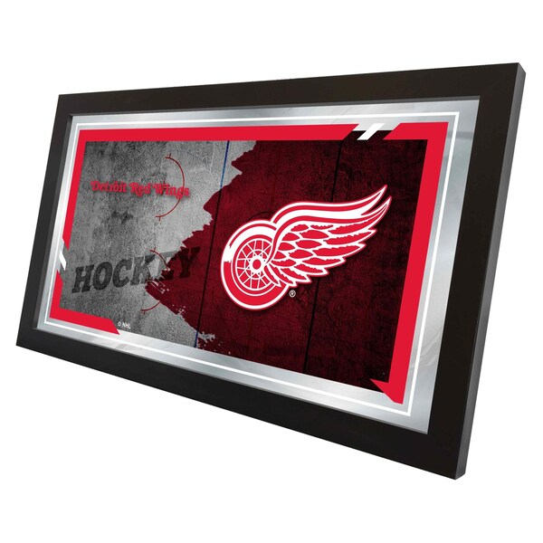 Holland Bar Stool Co Detroit Red Wings 15" x 26" Hockey Collector Mirror by Holland Bar Stool Company - MCOLDETRED
