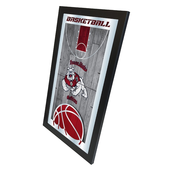 Holland Bar Stool Co Fresno State University 15" x 26" Basketball Mirror - MBSKTFRESST