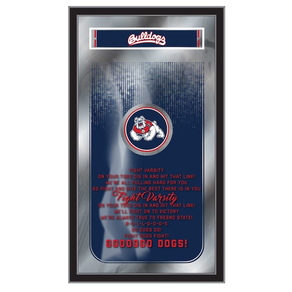 Holland Bar Stool Co Fresno State University 26" x 15" Fight Song Mirror - MFGHTFRESST