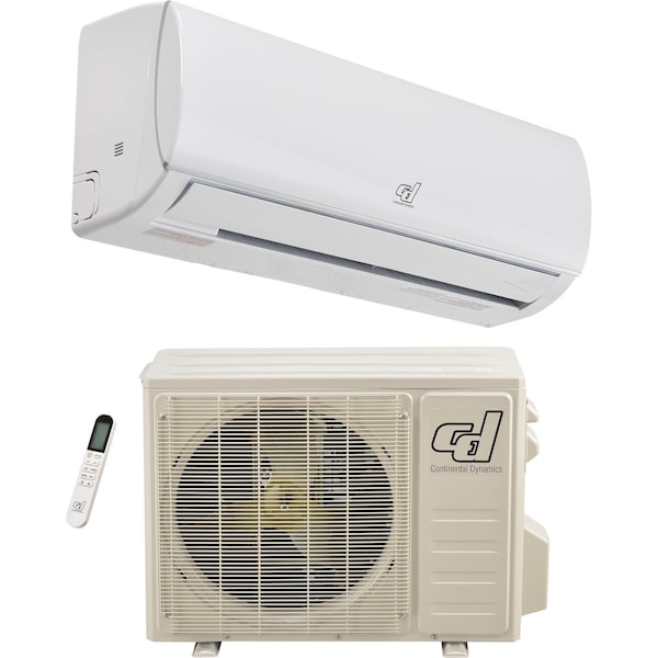 Cd Ductless Air Conditioner Inverter Split System w/ Heat, Wifi Enabled, 9,000 BTU, 20 SEER, 115V - 292871