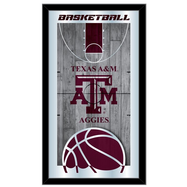 Holland Bar Stool Co Texas A&M 15" x 26" Basketball Mirror - MBSKTTEXA-M