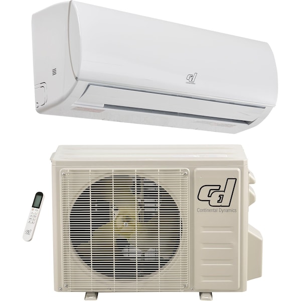 Cd Ductless Air Conditioner Inverter Split System w/ Heat, Wifi Enabled, 12000 BTU, 20 SEER, 115V - 292872