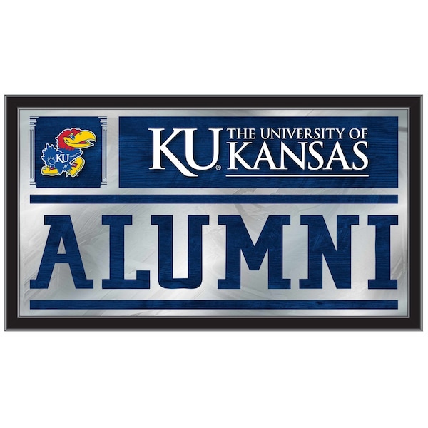 Holland Bar Stool Co Kansas 26" x 15" Alumni Mirror - MALUMKNSASU