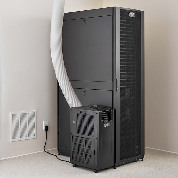 Tripp Lite Portable Air Conditioner, 32 5/8 in H x 12 5/8 in W x 19 3/4 in D, 12,000 BtuH Cooling, 120V AC - SRCOOL12K
