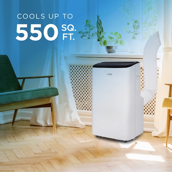 Commercial Cool 12,000 Btu Portable Air Conditioner with Remote - CCP8JW