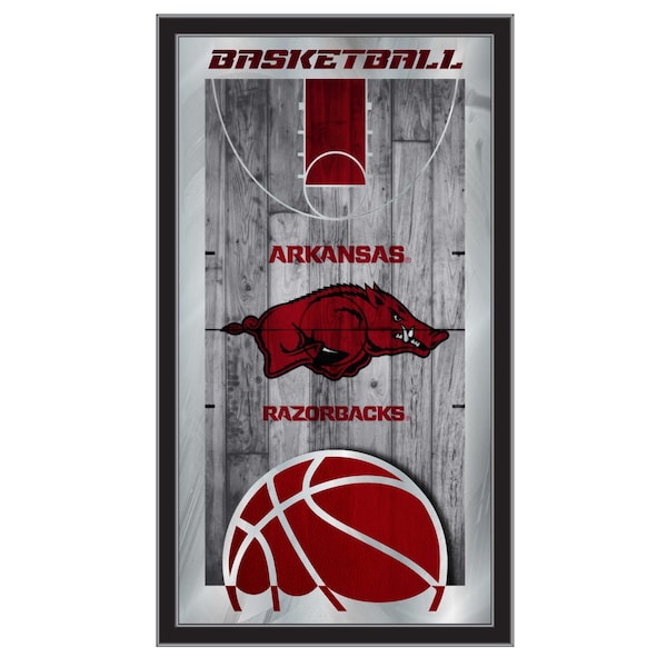 Holland Bar Stool Co Arkansas 15" x 26" Basketball Mirror - MBSKTARKNUN