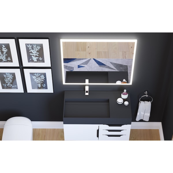 Castello Usa Smart Lisa 36 x 30 LED Smart Mirror with Voice Commands - CB-SM430-36-30