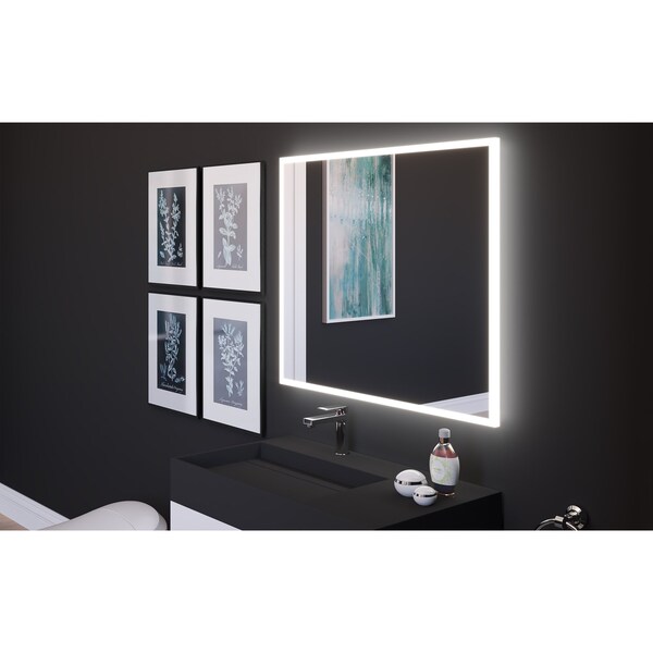 Castello Usa Smart Lisa 36 x 30 LED Smart Mirror with Voice Commands - CB-SM430-36-30