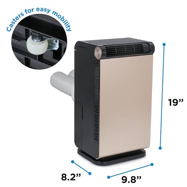 Black & Decker 3-in-1 Personal Portable Air Conditioner, Portable Fan & Dehumidifier, Windowless Air Conditioner - BP01PT
