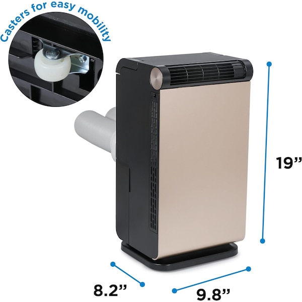 Black & Decker 3-in-1 Personal Portable Air Conditioner, Portable Fan & Dehumidifier, Windowless Air Conditioner - BP01PT