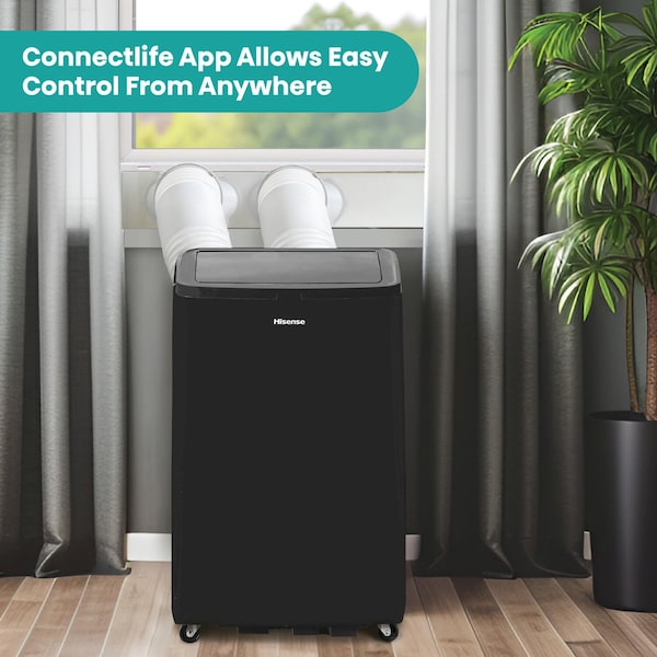 Hisense 10,000 BTU Smart Portable Inverter Air Conditioner with Wi-fi and Remote Control - AHP1022TW1GD