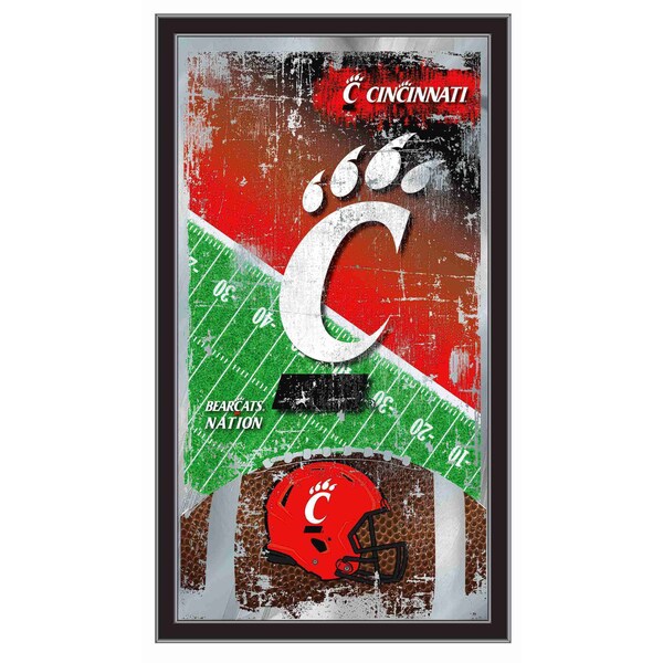 Holland Bar Stool Co Cincinnati 15" x 26" Football Mirror - MFTBLCINCIN