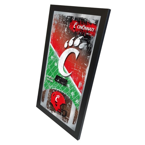 Holland Bar Stool Co Cincinnati 15" x 26" Football Mirror - MFTBLCINCIN