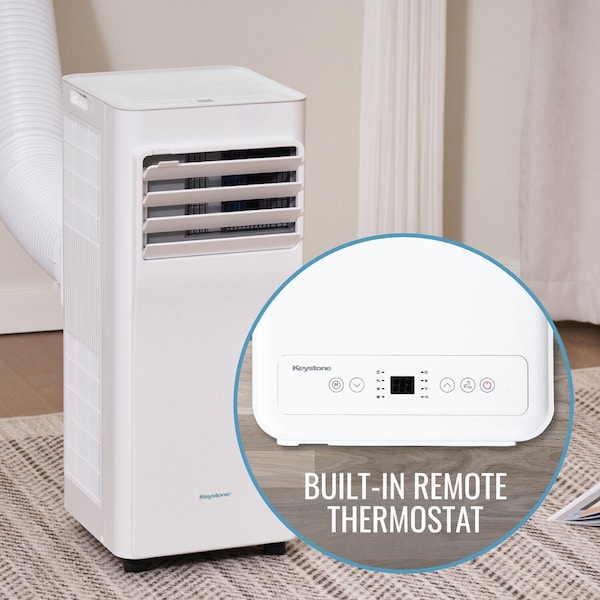 Keystone 8,500 BTU ASHRAE/5,000 BTU DOE Portable Air Conditioner with Remote - KSTAP051PA