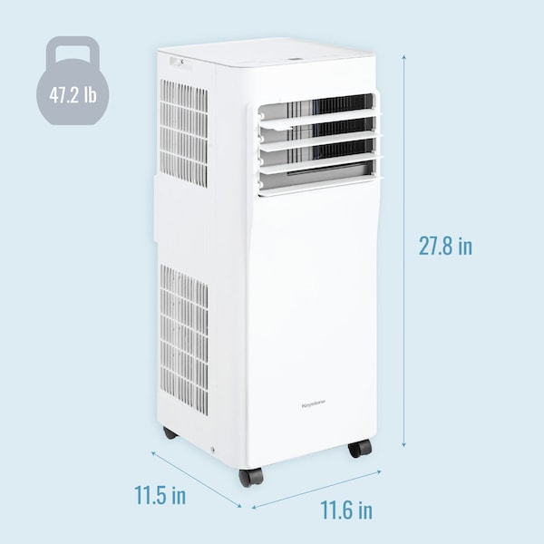 Keystone 8,500 BTU ASHRAE/5,000 BTU DOE Portable Air Conditioner with Remote - KSTAP051PA