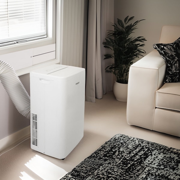 Whirlpool 14,000 BTU ASHRAE 10,000 BTU SACC Portable Air Conditioner - WHNP141AW