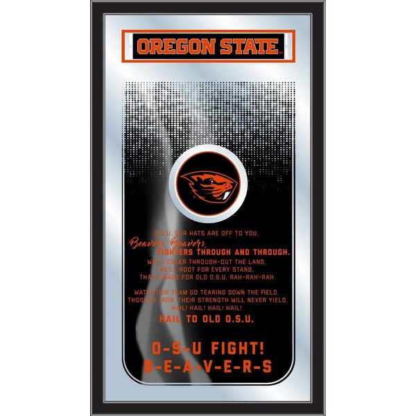 Holland Bar Stool Co Oregon State 26" x 15" Fight Song Mirror - MFGHTOREGST