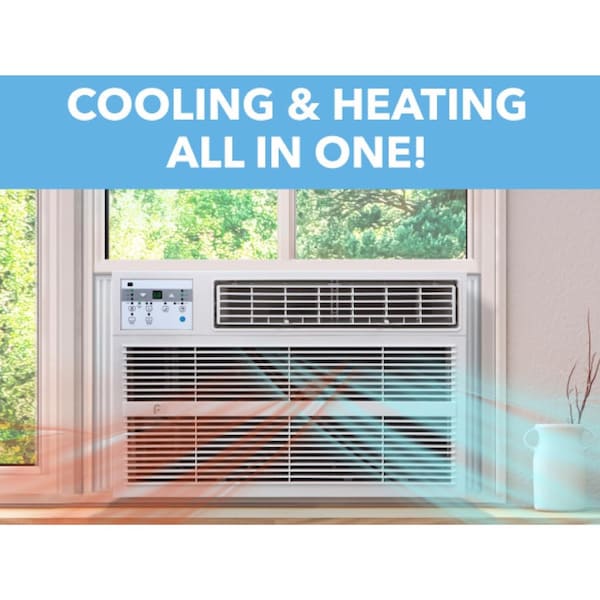 B & K Perfect Aire 8000 BTU Window Air Conditioner w/Heat w/Remote - 3PACH8000