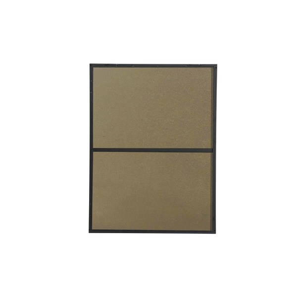 Elegant Decor Metal Frame Rectangle Mirror 24 Inch Black Finish - MR4071BK