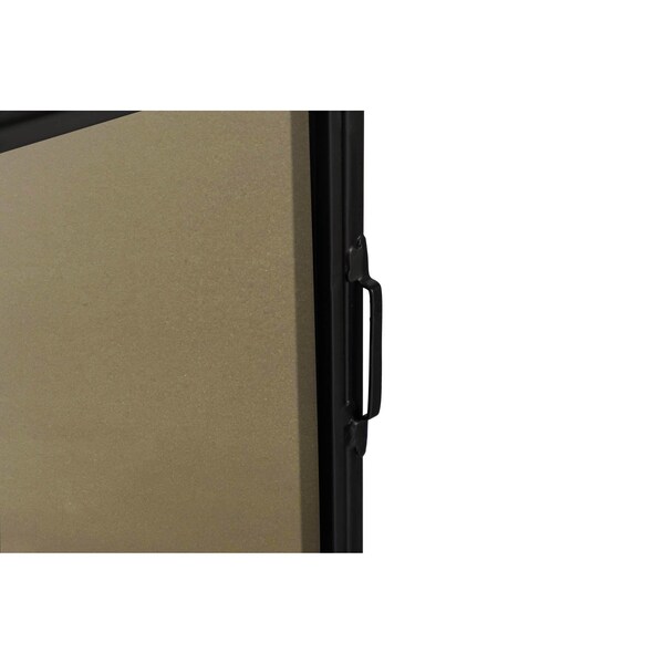 Elegant Decor Metal Frame Rectangle Mirror 24 Inch Black Finish - MR4071BK