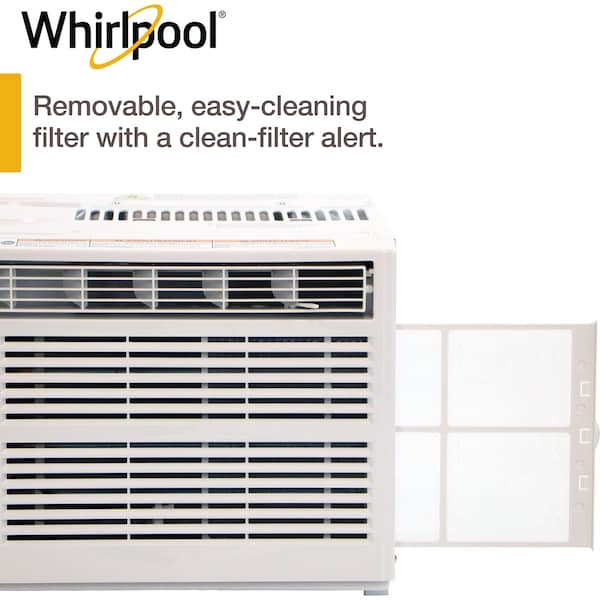 Whirlpool Energy Star 8,000 BTU 115V Window-Mounted Air Conditioner - WHAW081CW