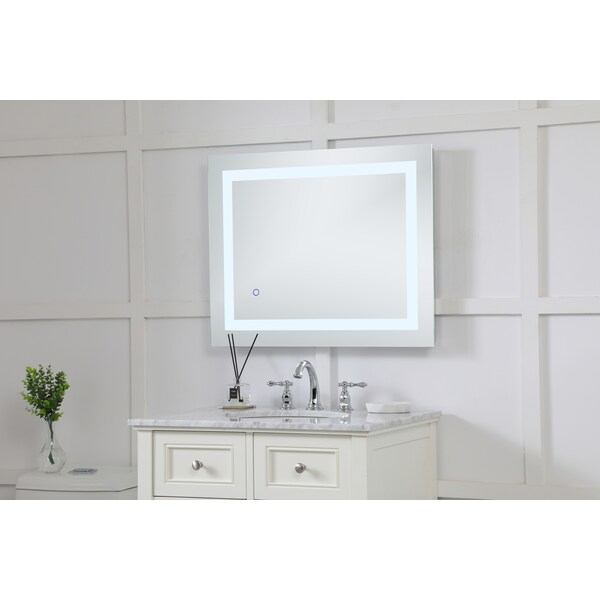 Elegant Decor Helios 24" X 30" Hardwired Led Mirror W/Touch Sensor And Color Chngng - MRE12430