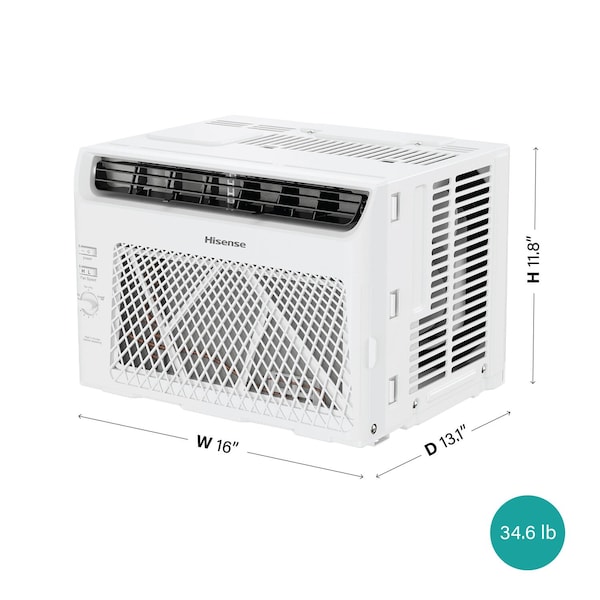 Hisense 5,000 BTU Window Air Conditioner with Mechanical Rotary Controls - AHW0521K1W