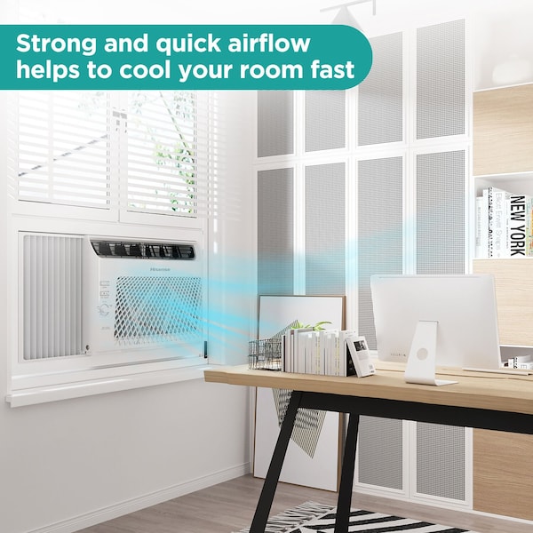 Hisense 5,000 BTU Window Air Conditioner with Mechanical Rotary Controls - AHW0521K1W