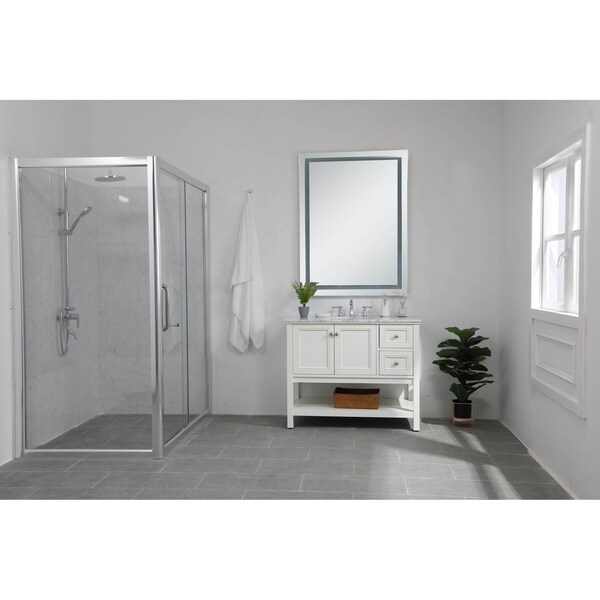 Elegant Decor Hardwired Led Mirror W36 X H48 Dimmable 5000K - MRE73648