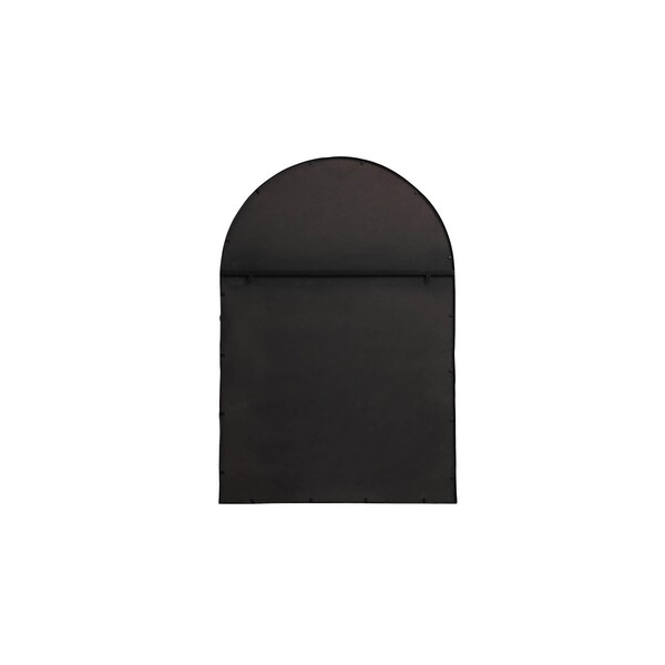 Elegant Decor Metal Windowpane Mirror 36 Inch X 53 Inch In Black - MR613653BK