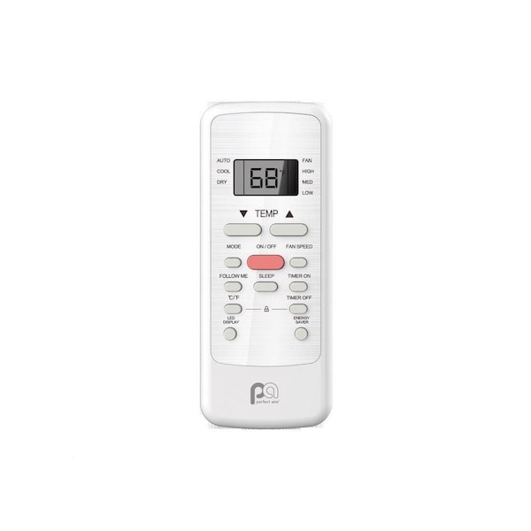 Perfect Aire Window Air Conditioner 14500 BTU 115 V w/Remote 550 sq ft White - 1PNC14500