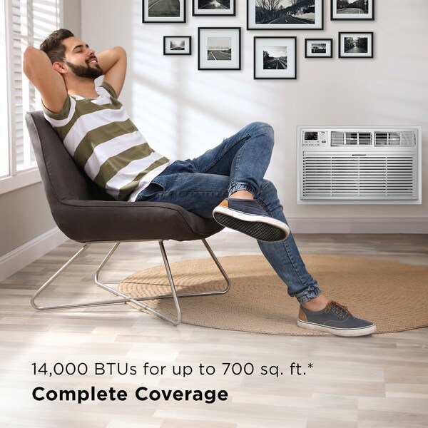 Tcl 14,000 BTU 230V Smart Through-the-Wall Air Conditioner with Heat - H14T9XH