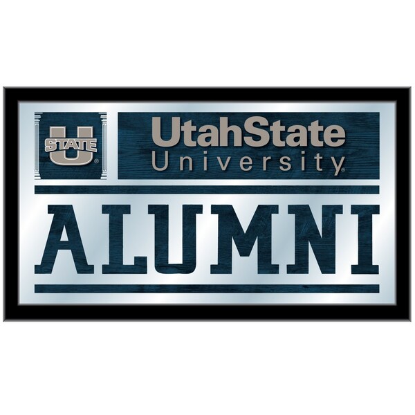 Holland Bar Stool Co Utah State 26" x 15" Alumni Mirror - MALUMUTAHST