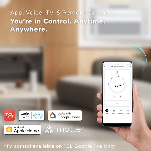 Tcl Q-Series 12,000 BTU Smart Window Air Conditioner H12W4KW - H12W4KW