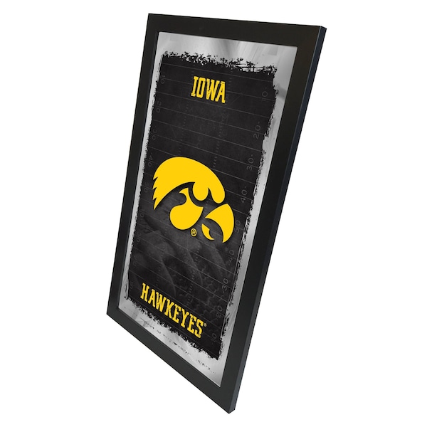 Holland Bar Stool Co Iowa 15" x 26" Football Mirror - MFTBLIOWAUN