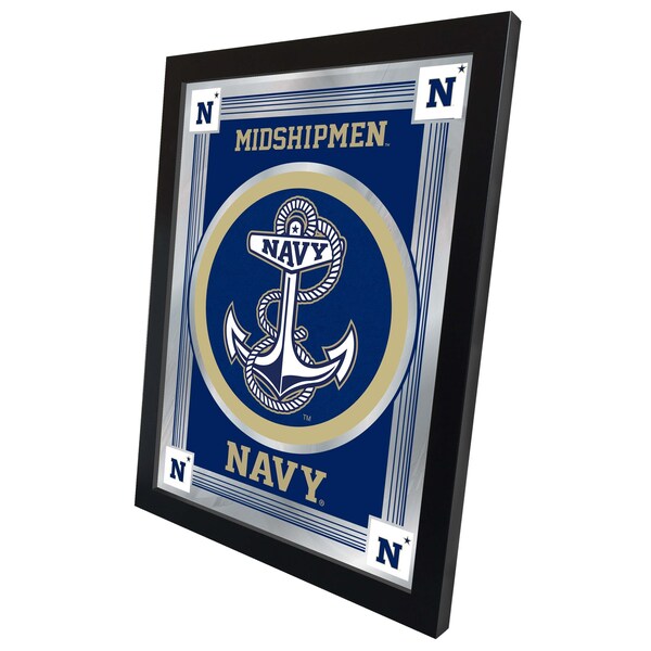 Holland Bar Stool Co US Naval Academy NAVY 17" x 22" Logo Mirror - MLOGOUSNAVA