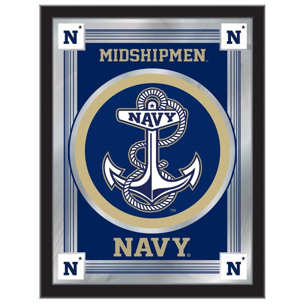 Holland Bar Stool Co US Naval Academy NAVY 17" x 22" Logo Mirror - MLOGOUSNAVA