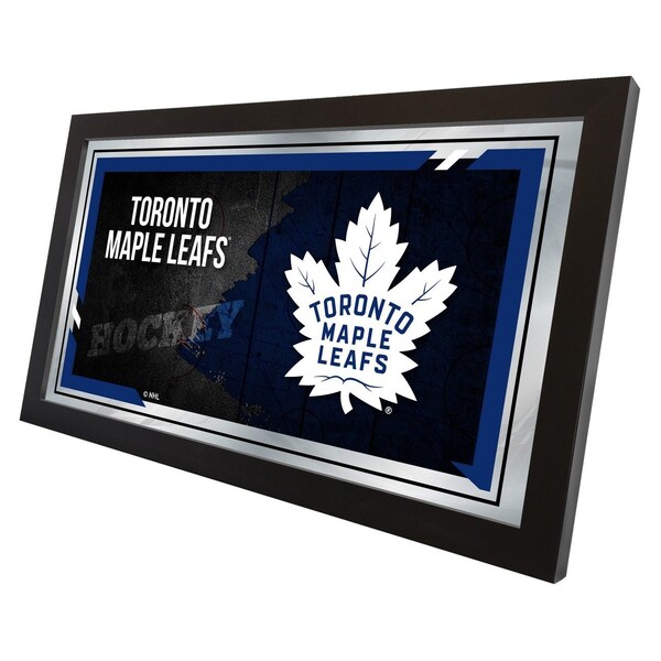 Holland Bar Stool Co Toronto Maple Leafs 15" x 26" Hockey Collector Mirror by Holland Bar Stool Company - MCOLTORMPL