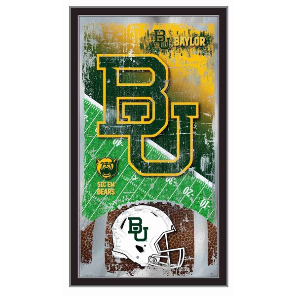 Holland Bar Stool Co Baylor 15" x 26" Football Mirror - MFTBLBAYLOR