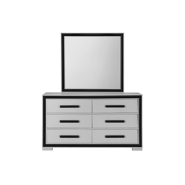 Global Furniture Usa AMELIA-GREY/BLACK-MR - 5705