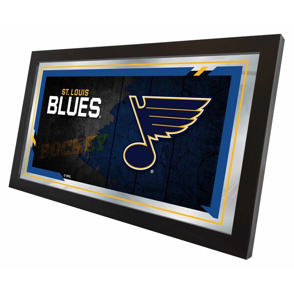 Holland Bar Stool Co St Louis Blues 15" x 26" Hockey Collector Mirror by Holland Bar Stool Company - MCOLSTLBLU